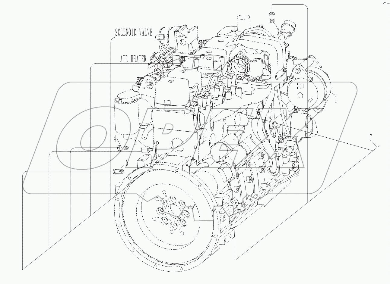 Электросистема двигателя