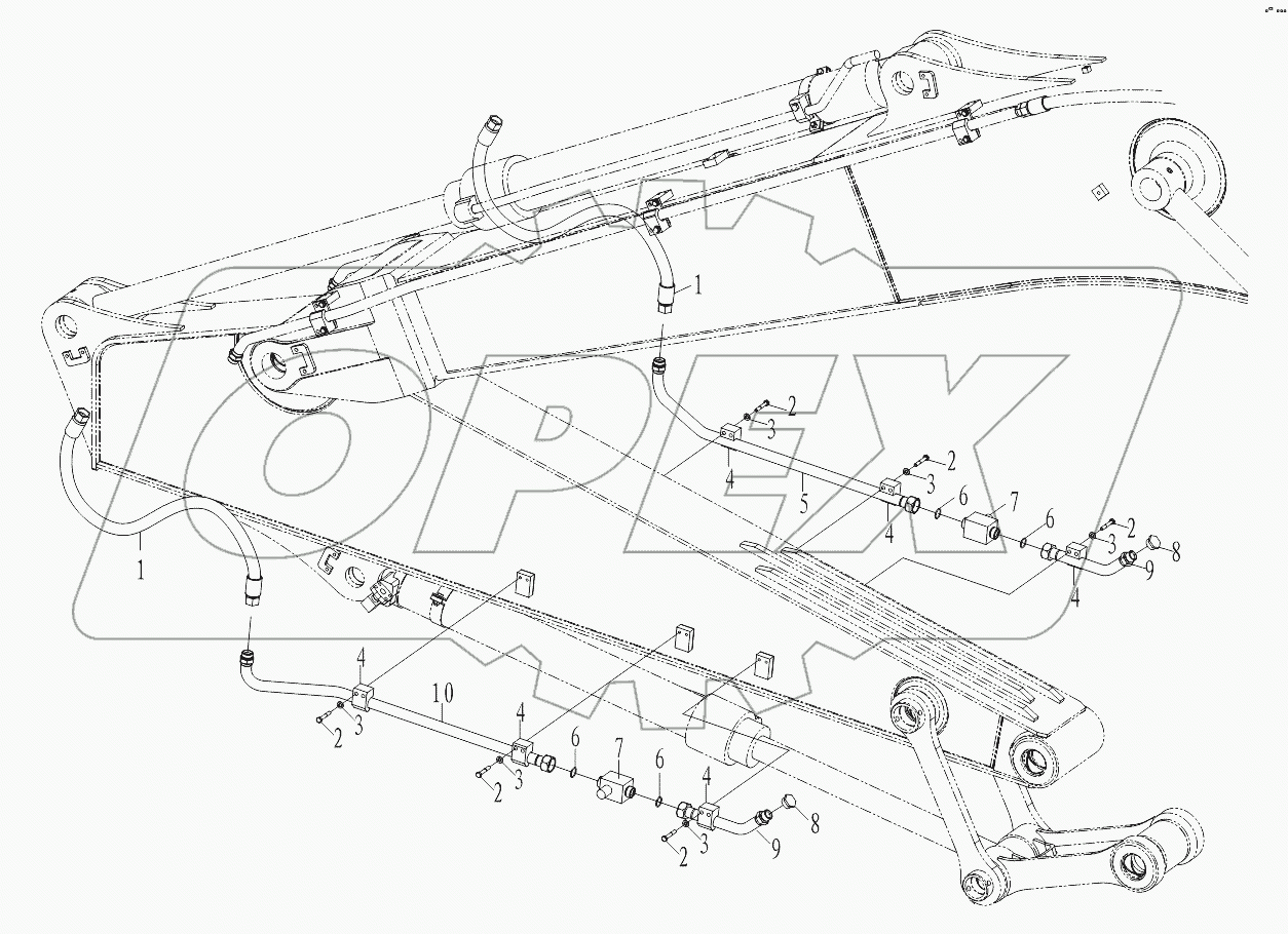 Разводка гидросистемы