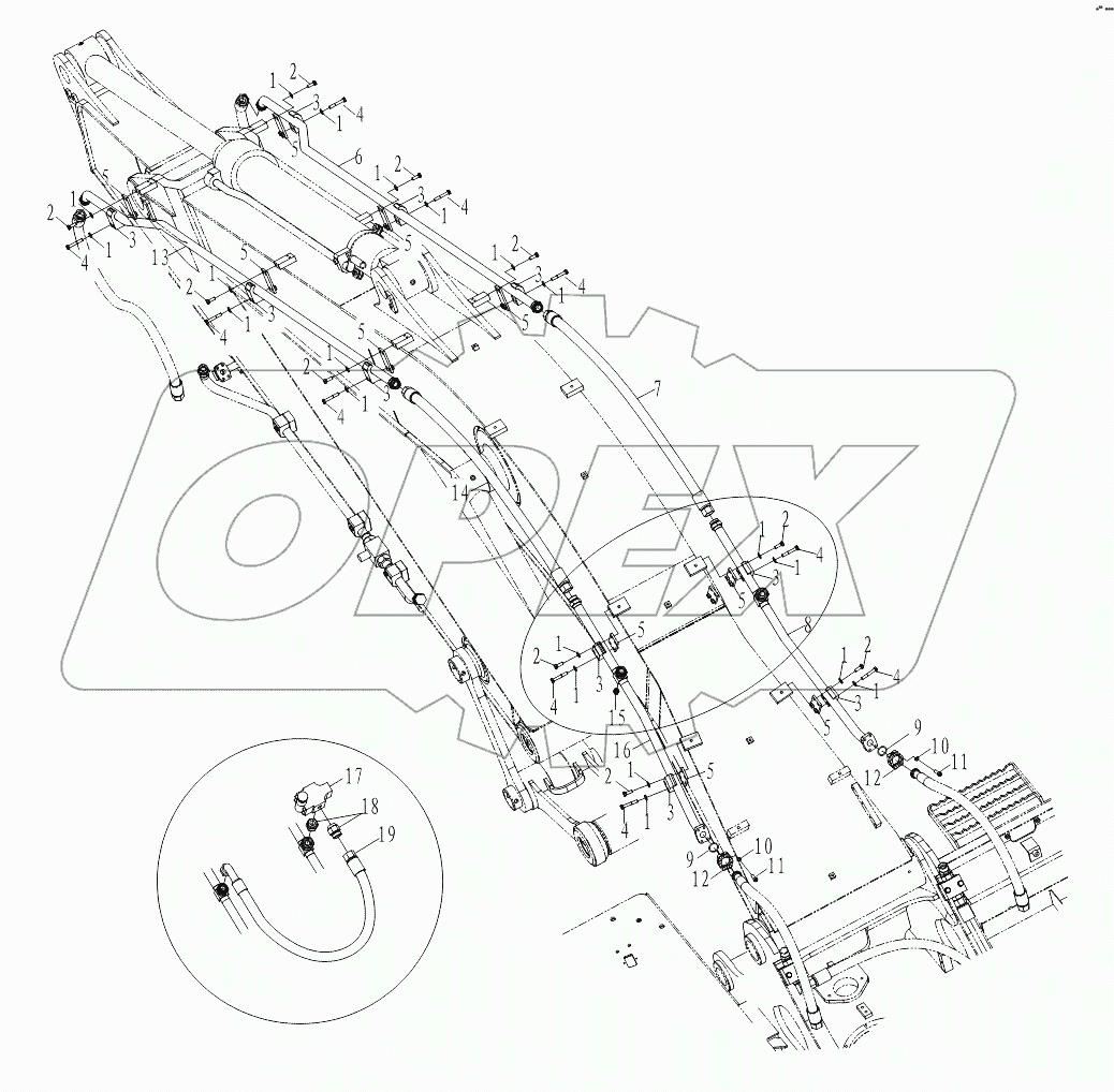 Разводка гидросистемы