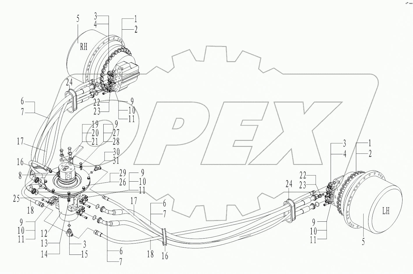 Гидросистема хода