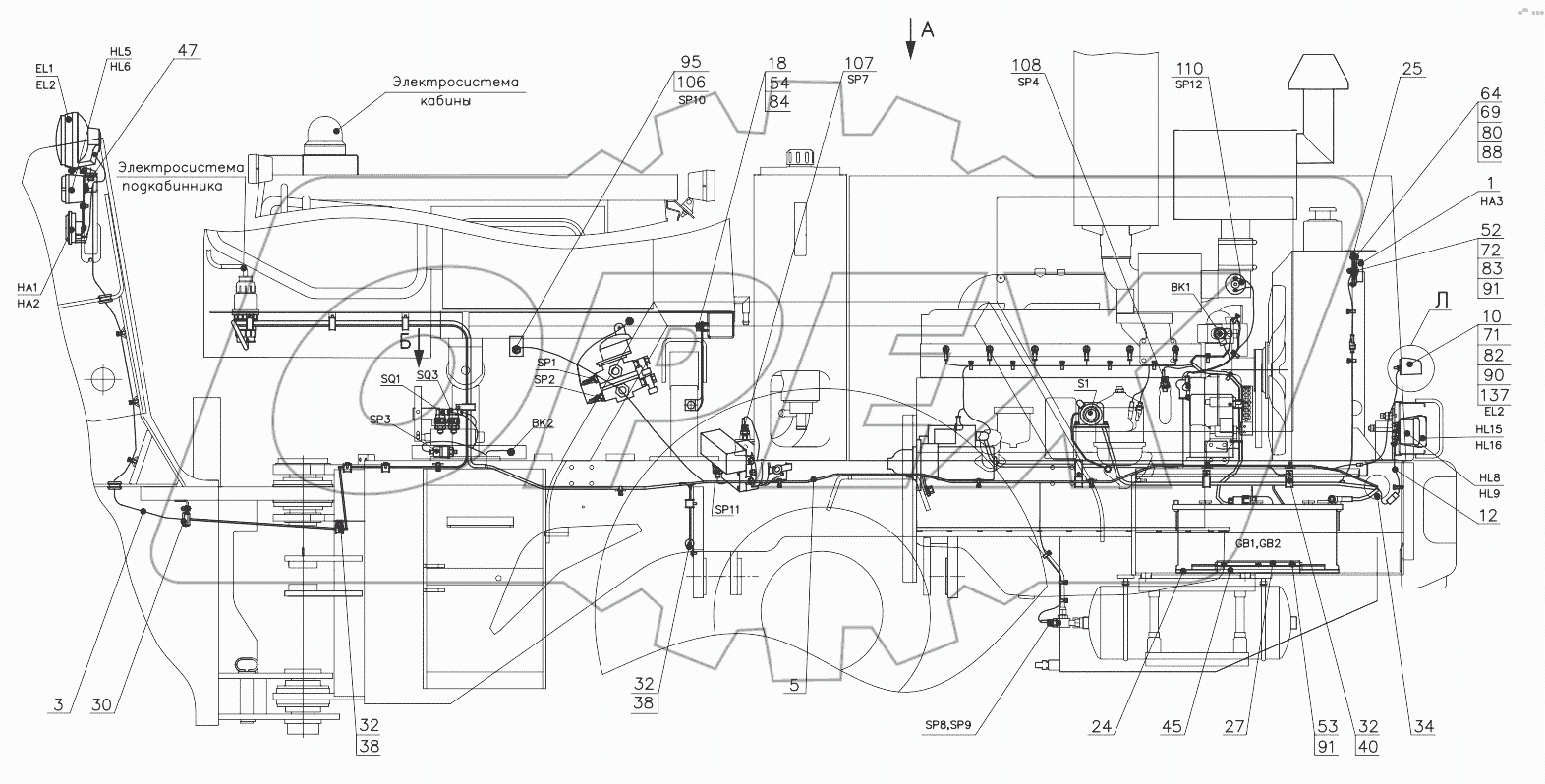  Электросистема 342С4.11.00.000