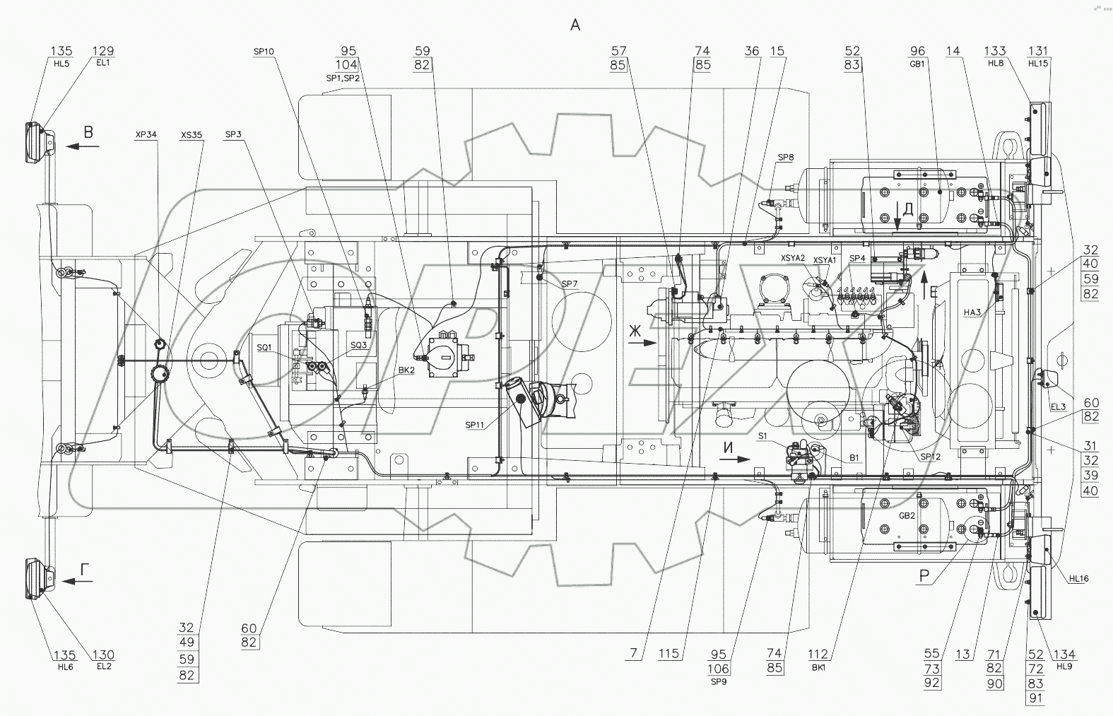  Электросистема 342С4.11.00.000