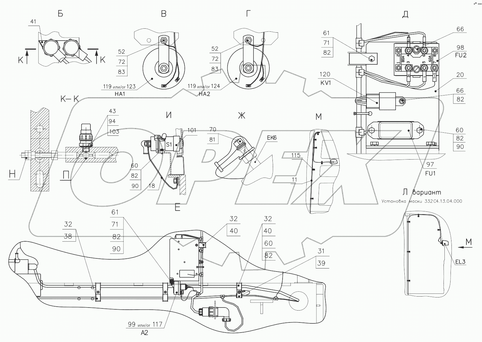  Электросистема 342С4.11.00.000