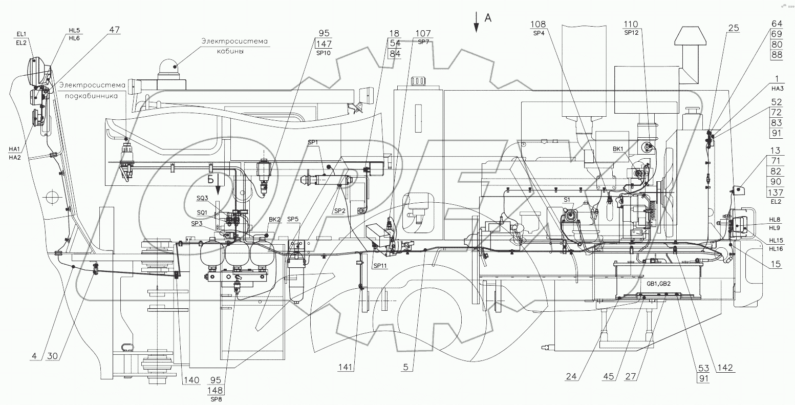 Электросистема 342В.11.00.000Т