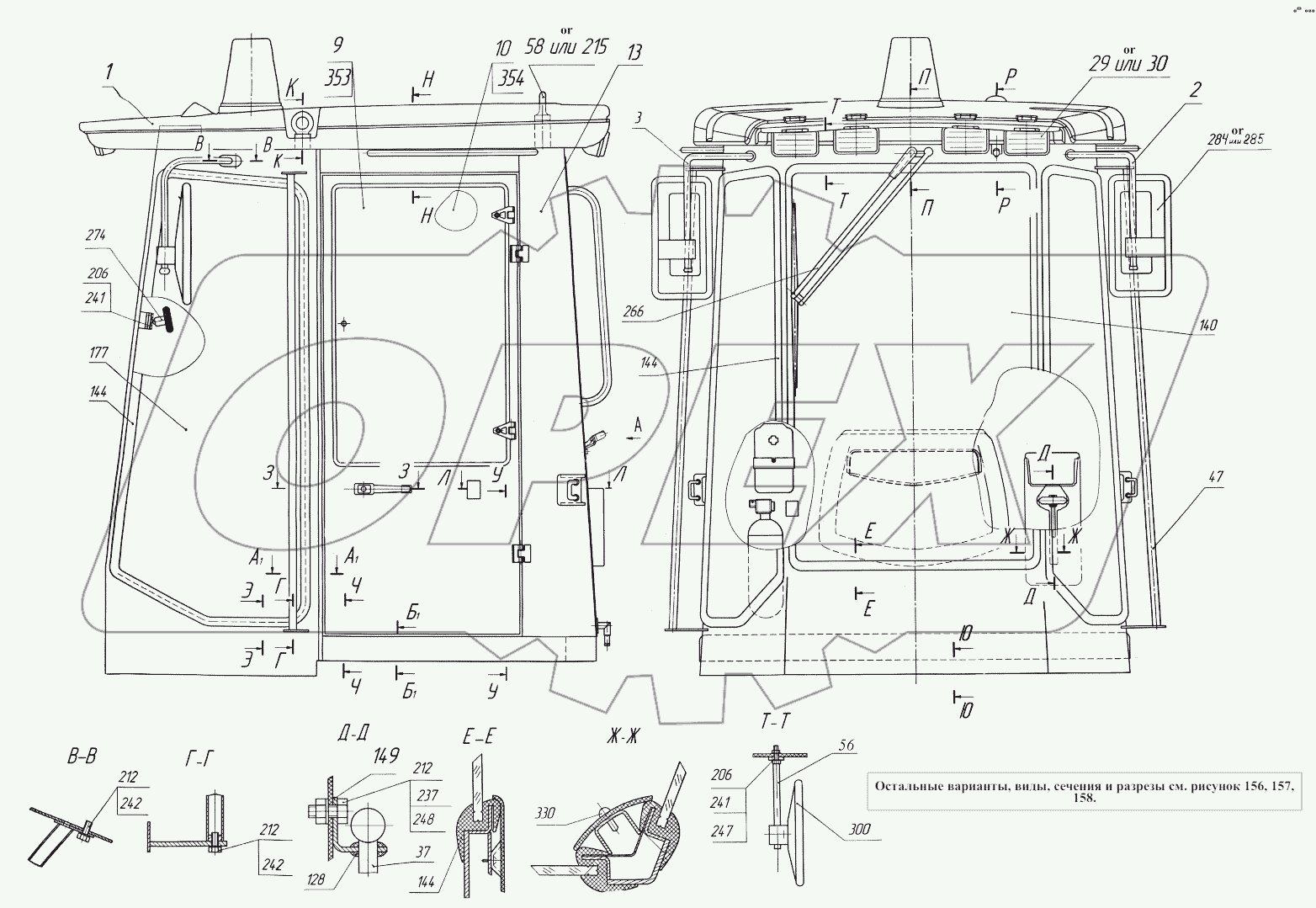  Кабина 332С4.78.10.000