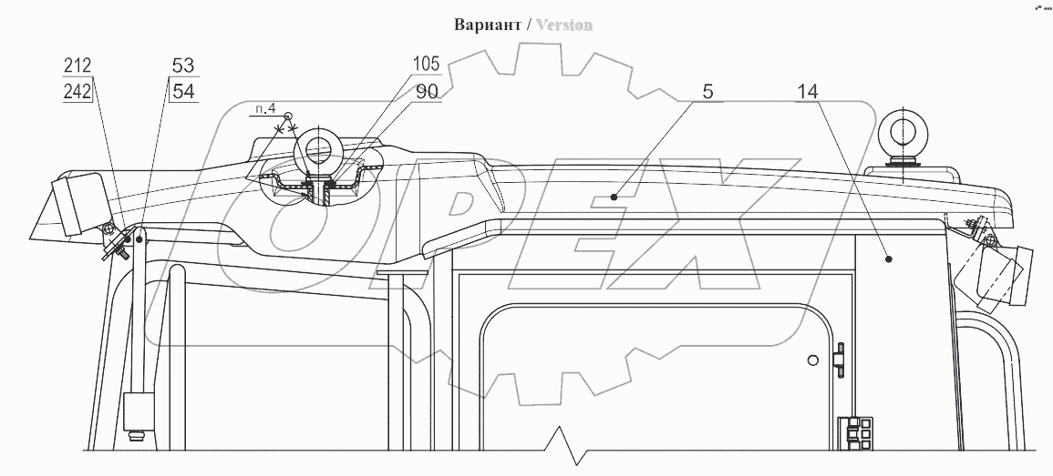  Кабина 332С4.78.10.000