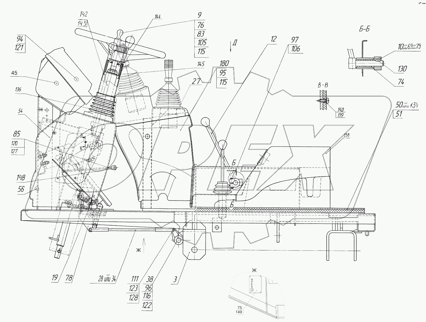  Подкабинник 332С4.78.50.000