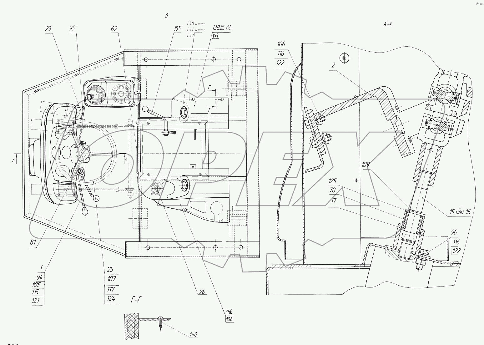  Подкабинник 332С4.78.50.000