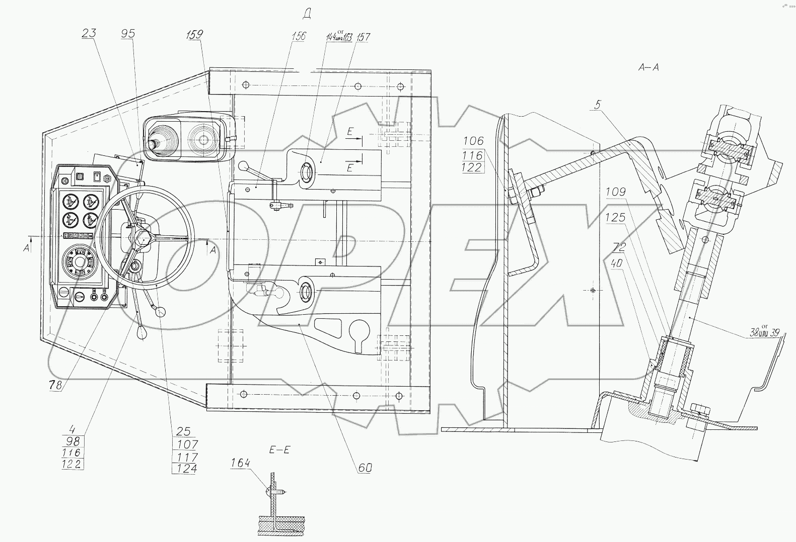  Подкабинник 333В4.78.50.000