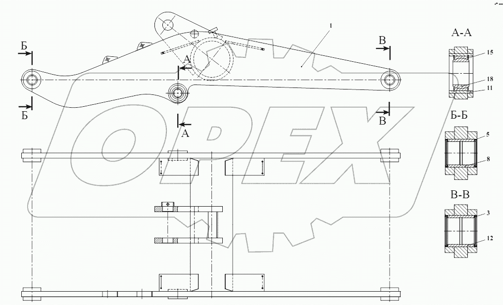 Стрела погрузочного оборудования