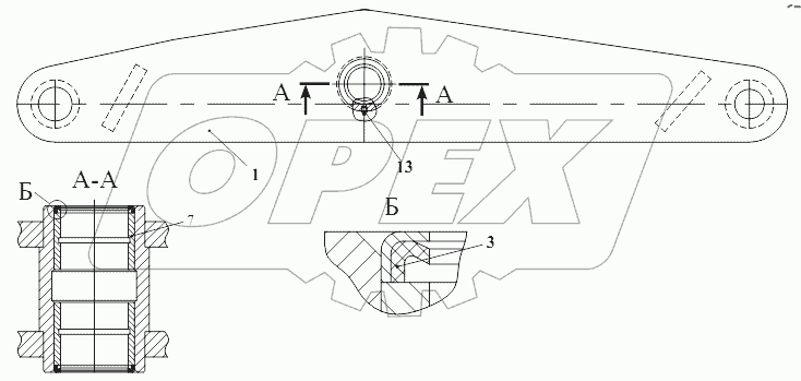 Коромысло листовое