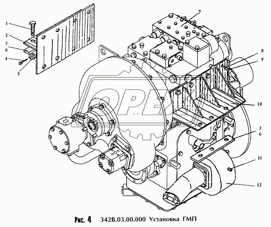 Установка ГМП 342В.03.00.000