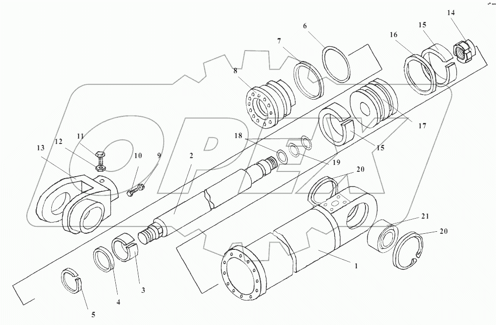 350.06.19.000 Цилиндр стреловой