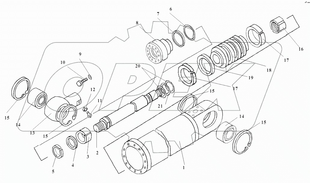 350.06.18.000 Цилиндр ковшовый