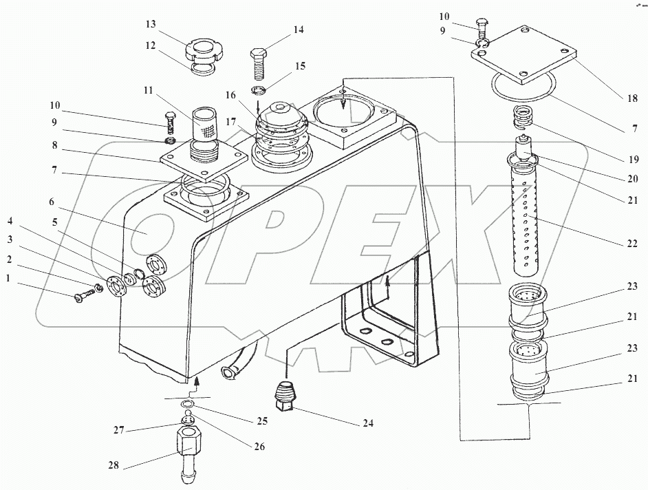350.06.16.000 Гидробак