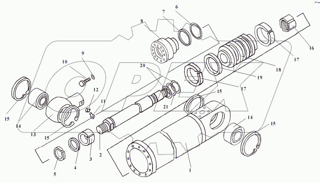 350.06.18.000 Цилиндр ковшовый