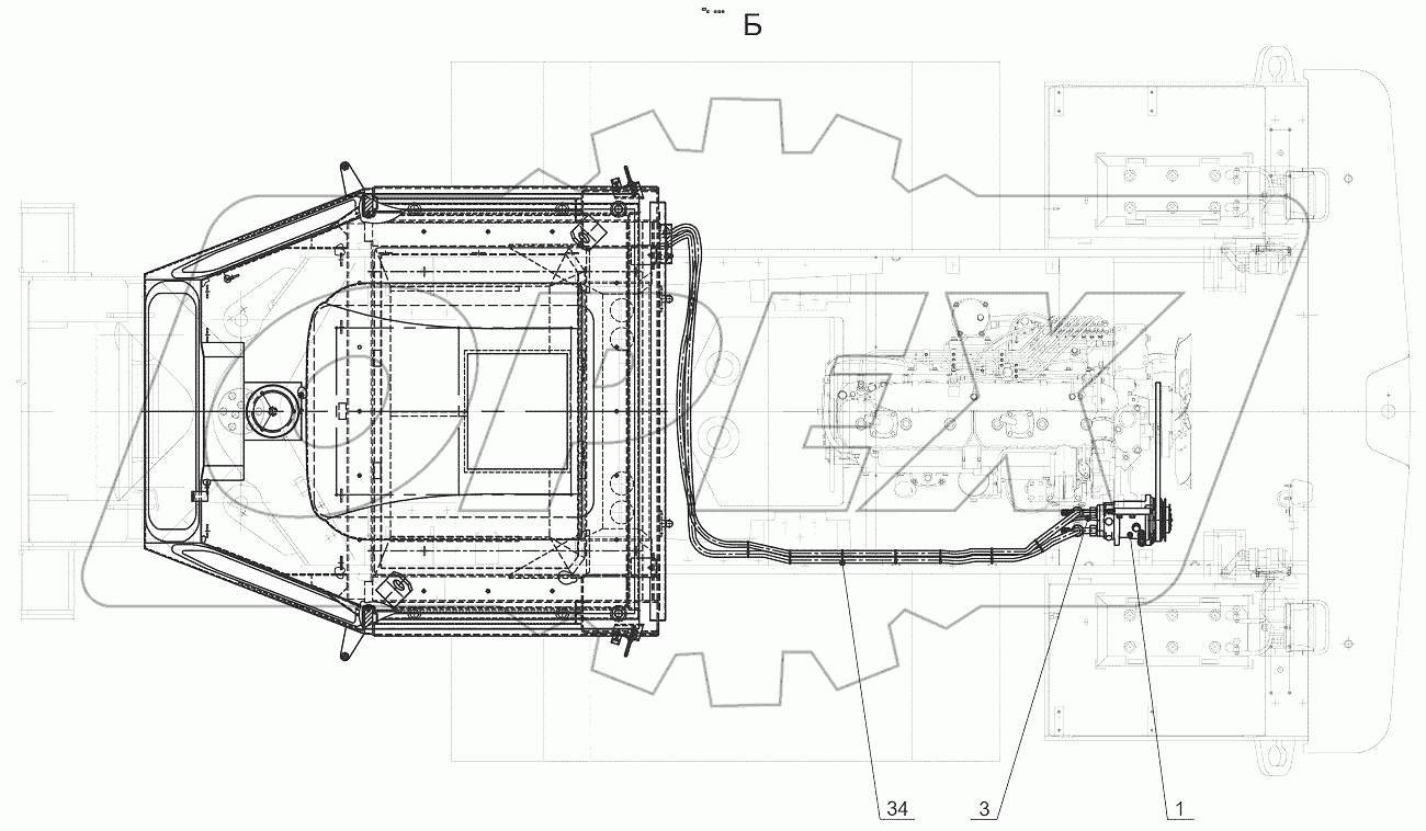  352С.50.00.000 Установка кабины