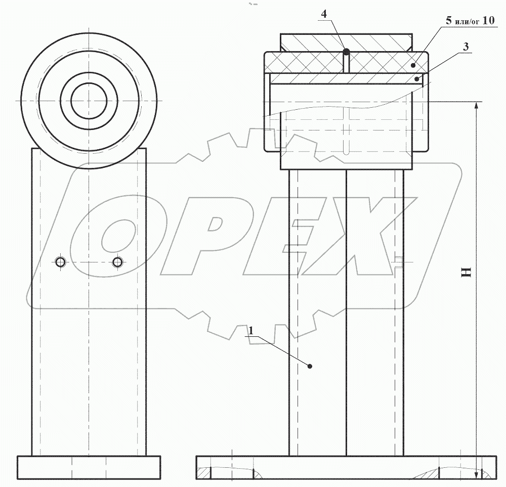  ТО-18Б.85.04.000 Стойка