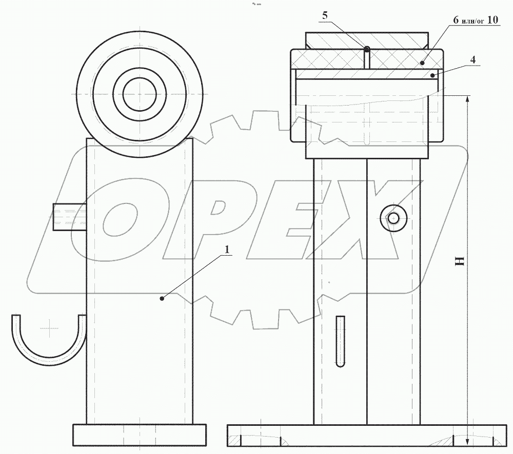 ТО-18Б.85.05.000 Стойка