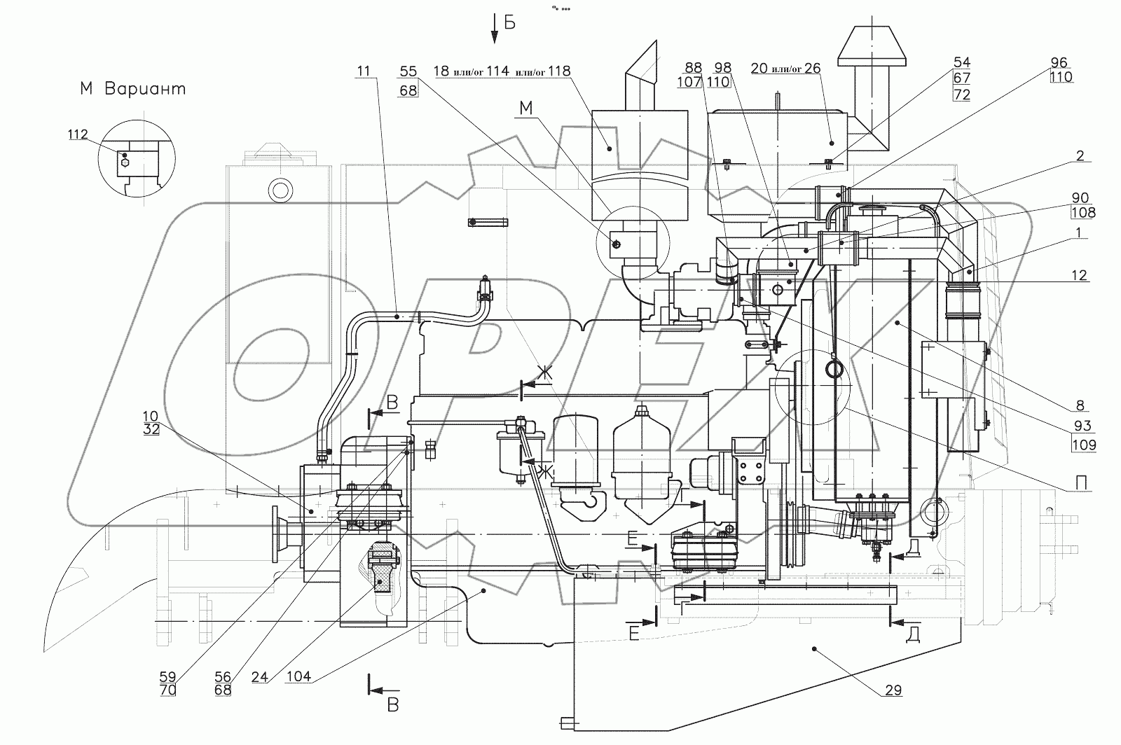 350.02.00.000 Установка силовая