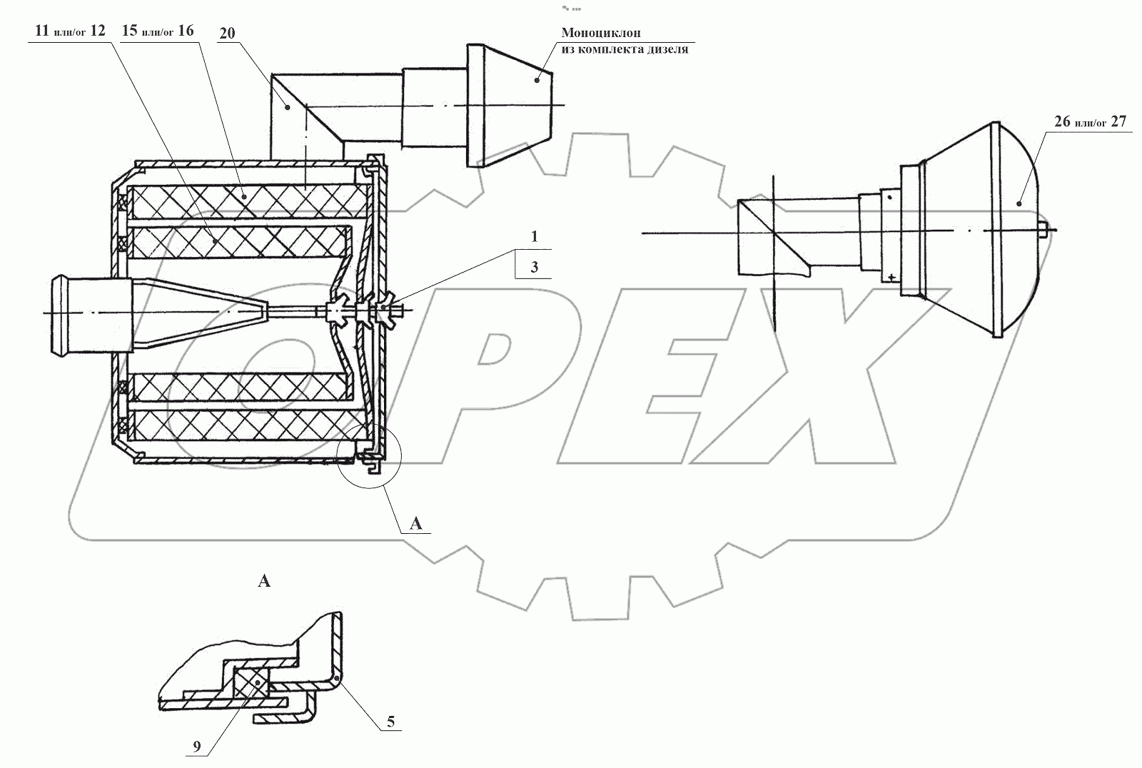  ТО-28А.02.03.000 Воздухоочиститель