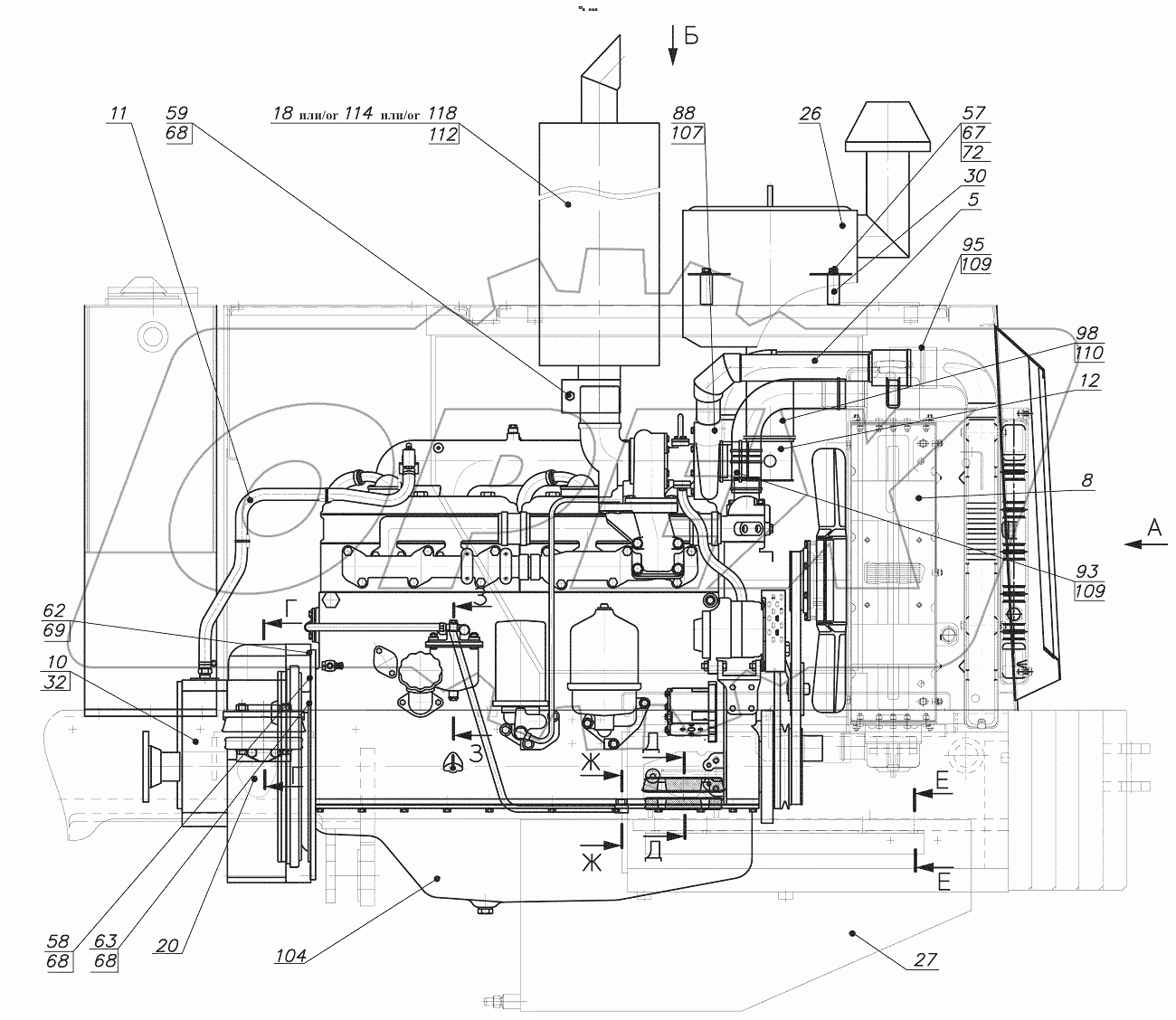  350.02.00.000 Установка силовая