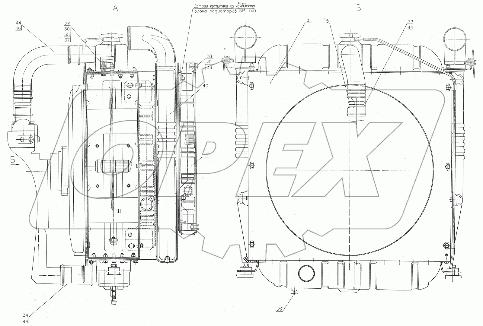  350.02.01.000Т Установка радиаторов