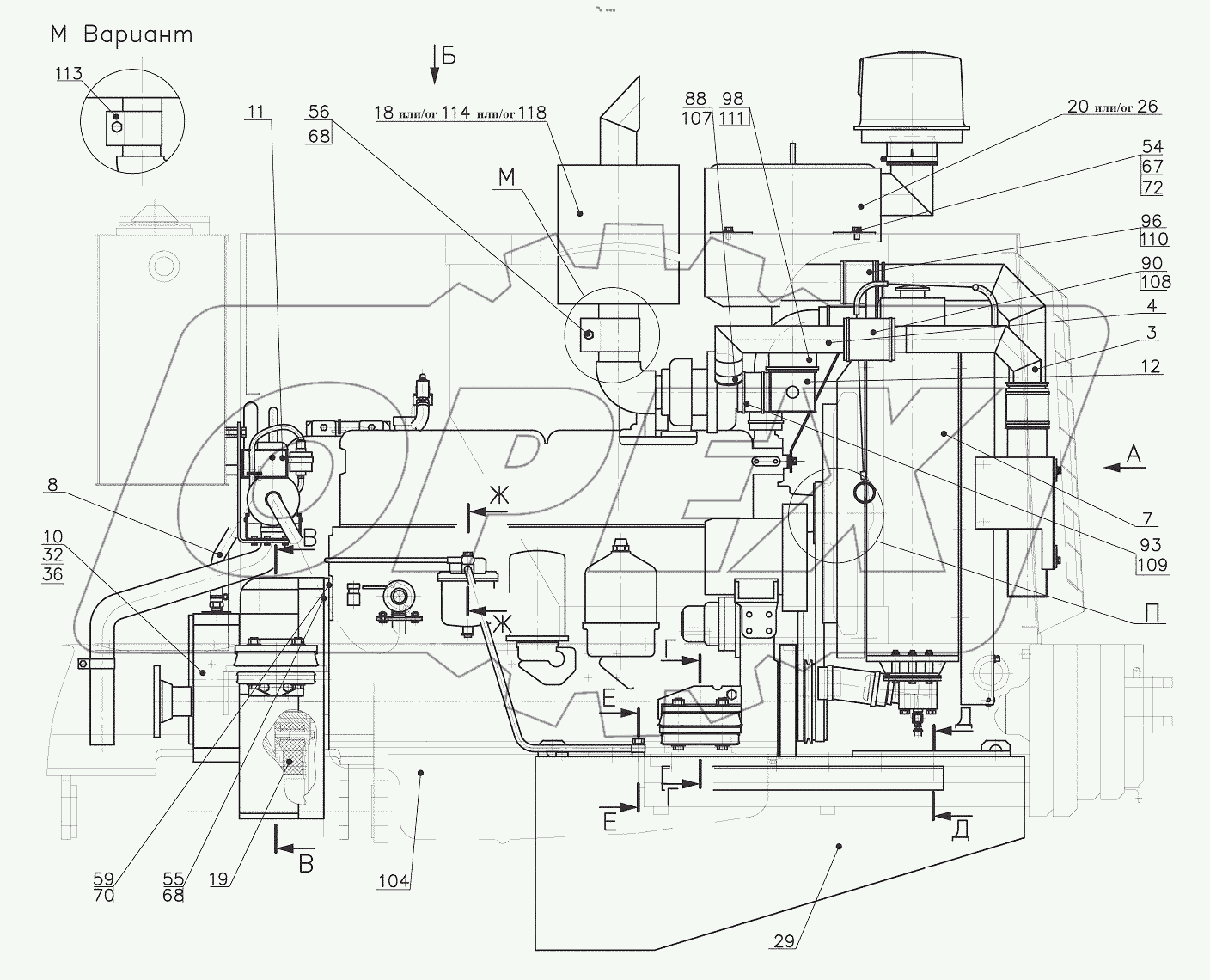 352С.10.00.000 Установка силовая