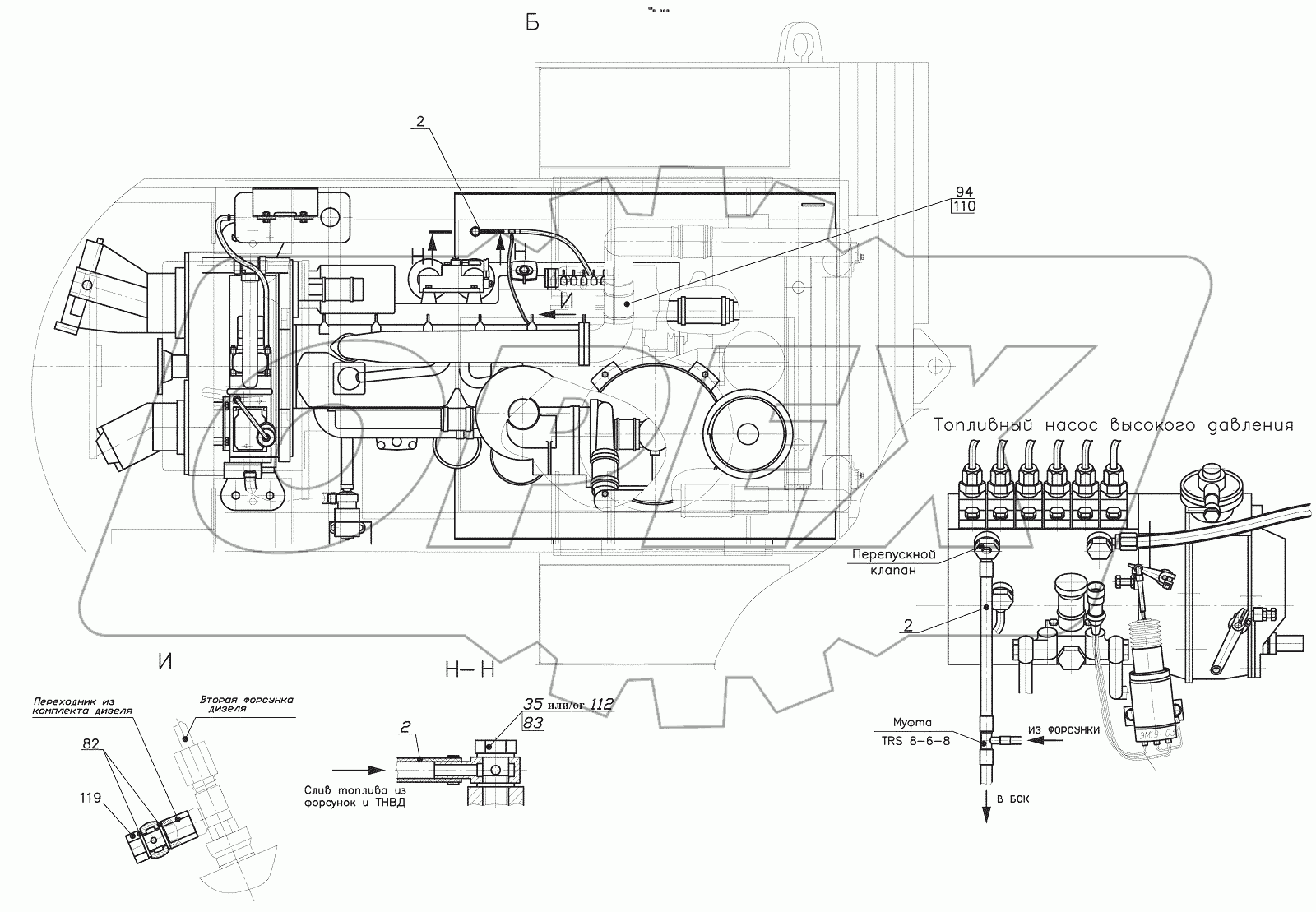  352С.10.00.000 Установка силовая