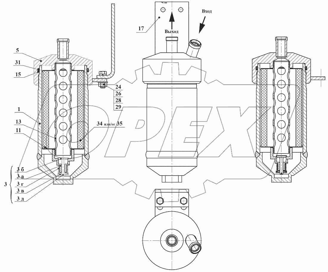  ТО-28А.07.05.000 Фильтр магистральный