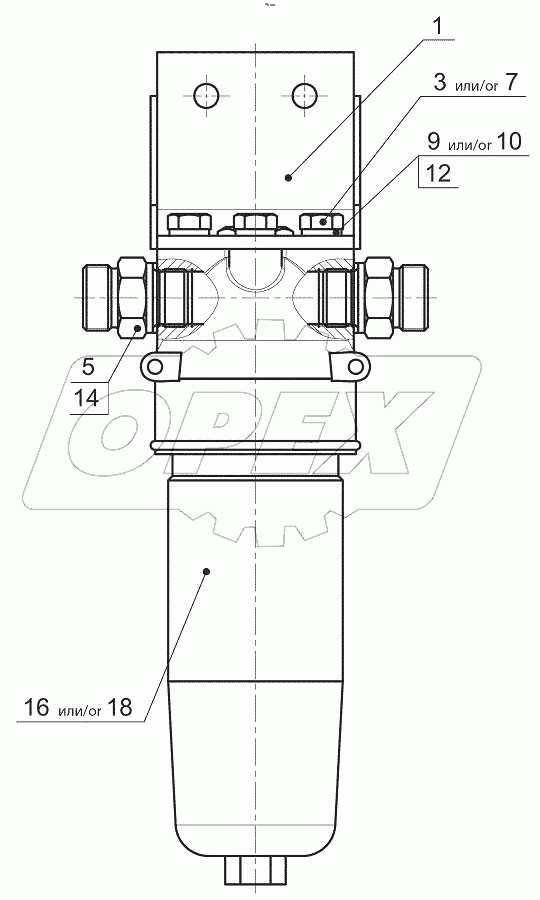  ТО-28А.07.07.000 Фильтр магистральный