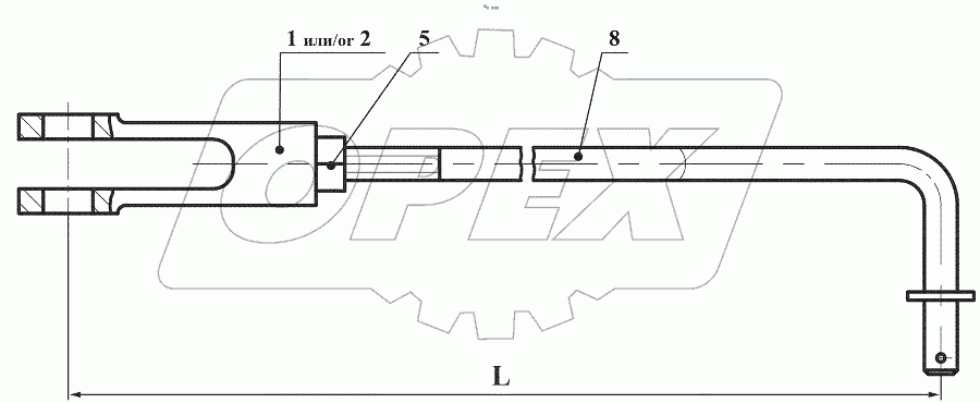  350.09.03.000 Тяга