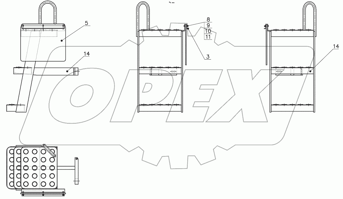  350.13.13.000 Лестница