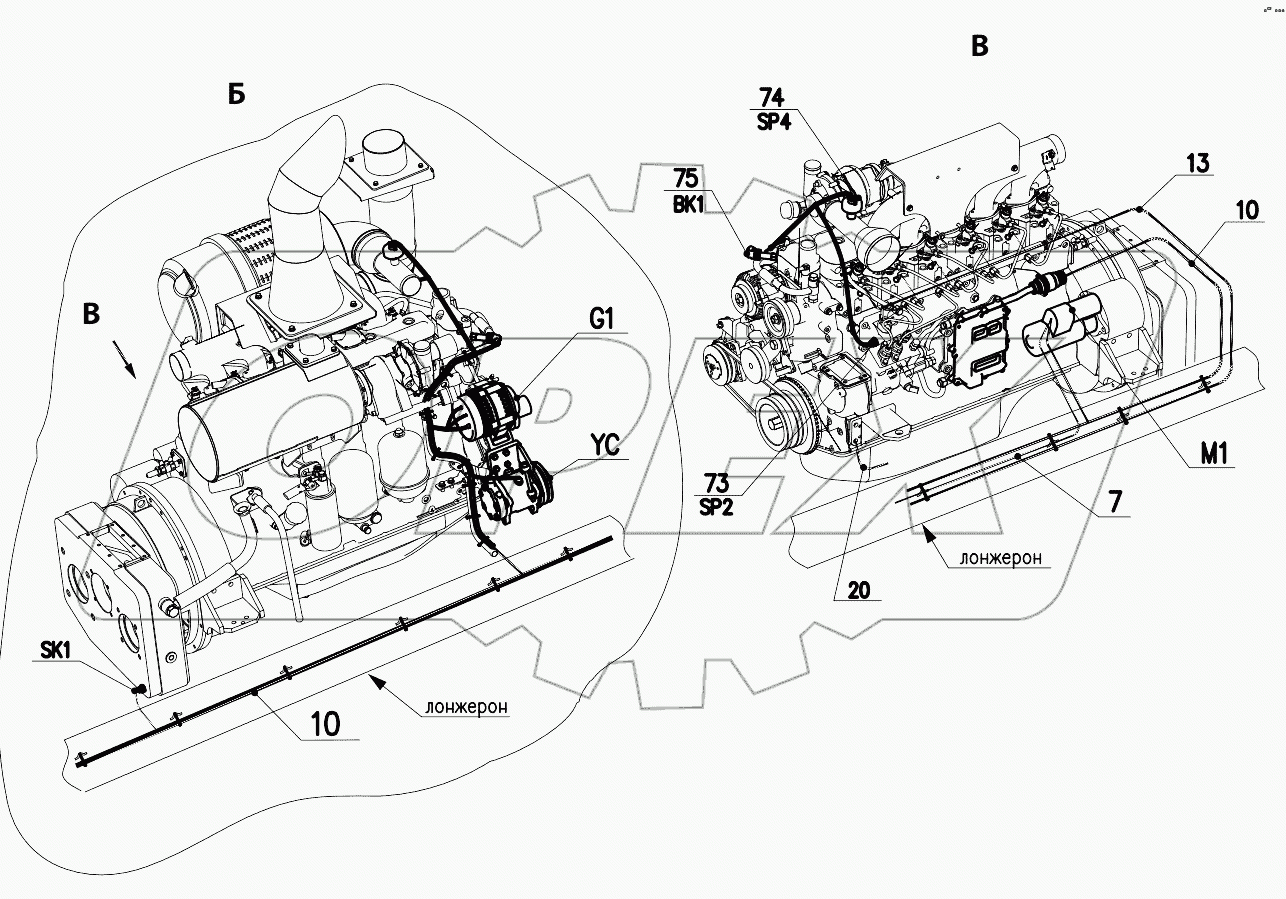Электросистема 352СА.37.00.000