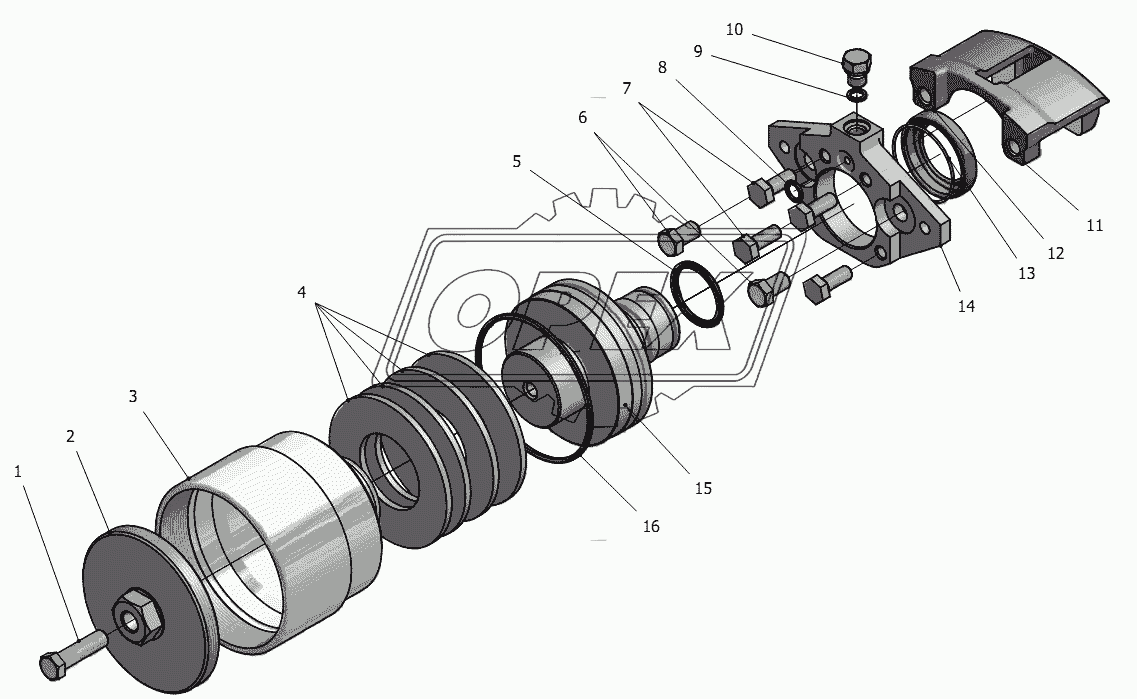 Механизм тормозной У35615-35.510