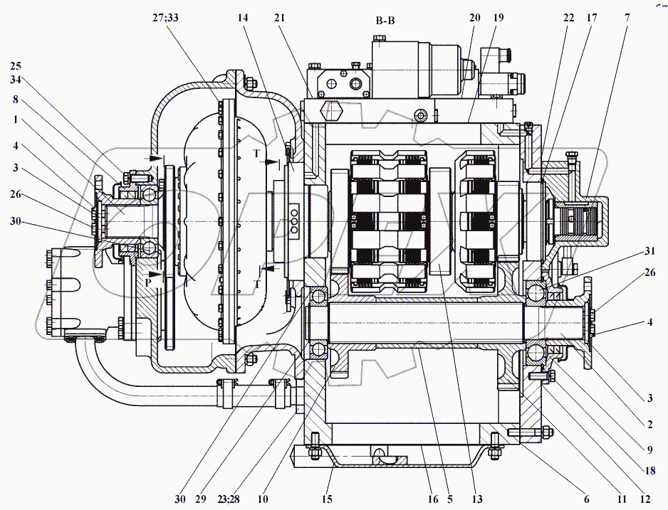 451-38.01.000 Передача гидромеханическая