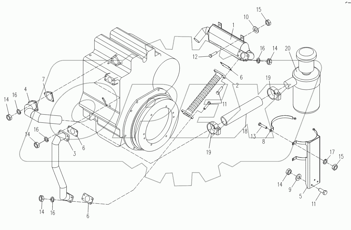 6222.1100.000 Установка силовая