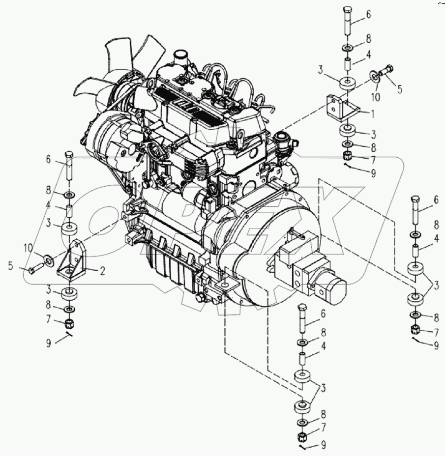 6223Е.10.00.000 Установка силовая
