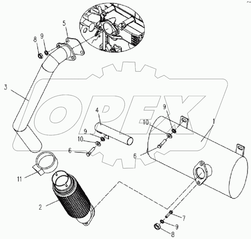 6223Е.10.00.000 Установка силовая
