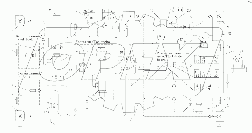 Электросистема 6223.18.00.000