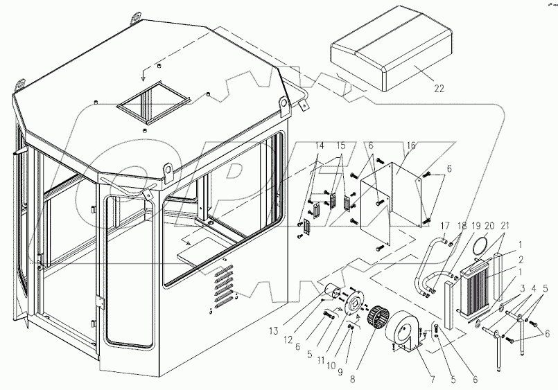 6622.15.02.000 Кабина