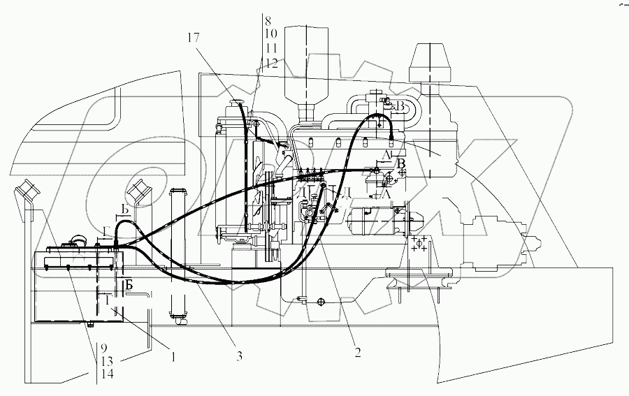 6712А.16.00.000 Система топливная