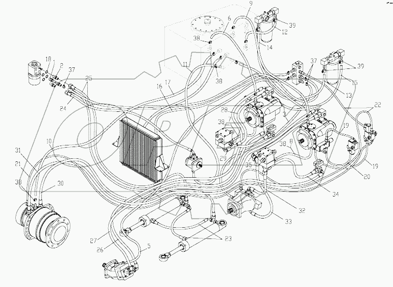 6712А.40.00.000 Гидросистема
