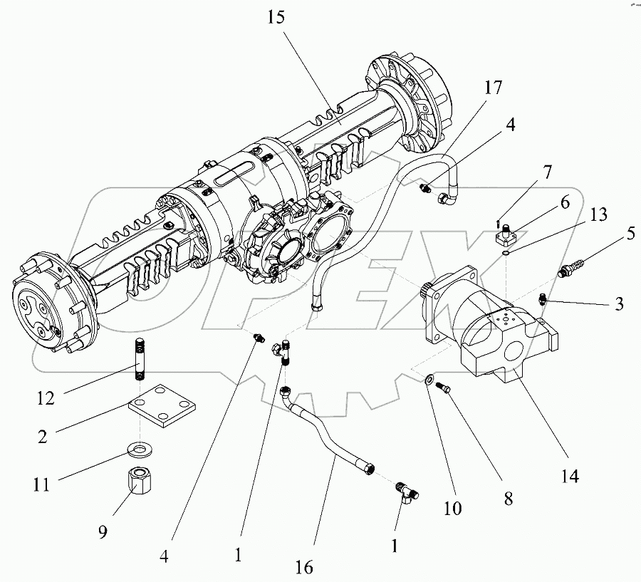 6712В.29.00.005 Установка моста
