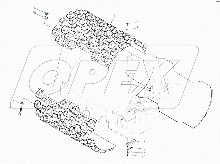 6712В.70.00.000 Установка кулачков