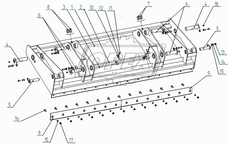 702ЕА.01.08.100 Отвал