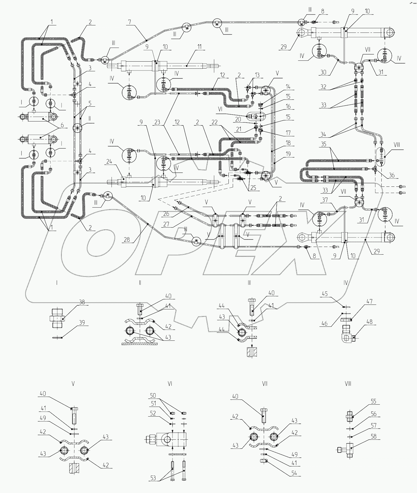 702ЕА.46.00.000 Гидросистема