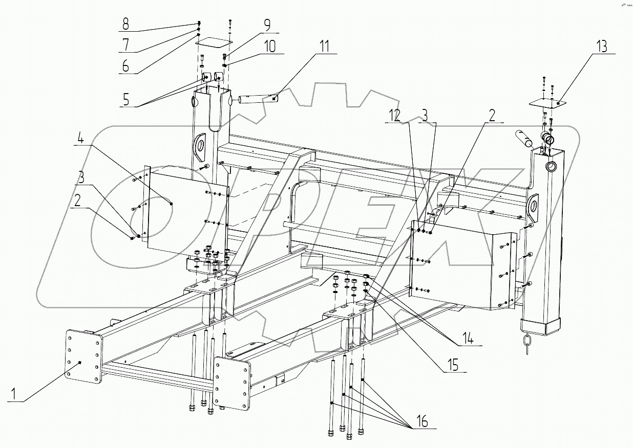 702ЕМ.02.01.000 Рама