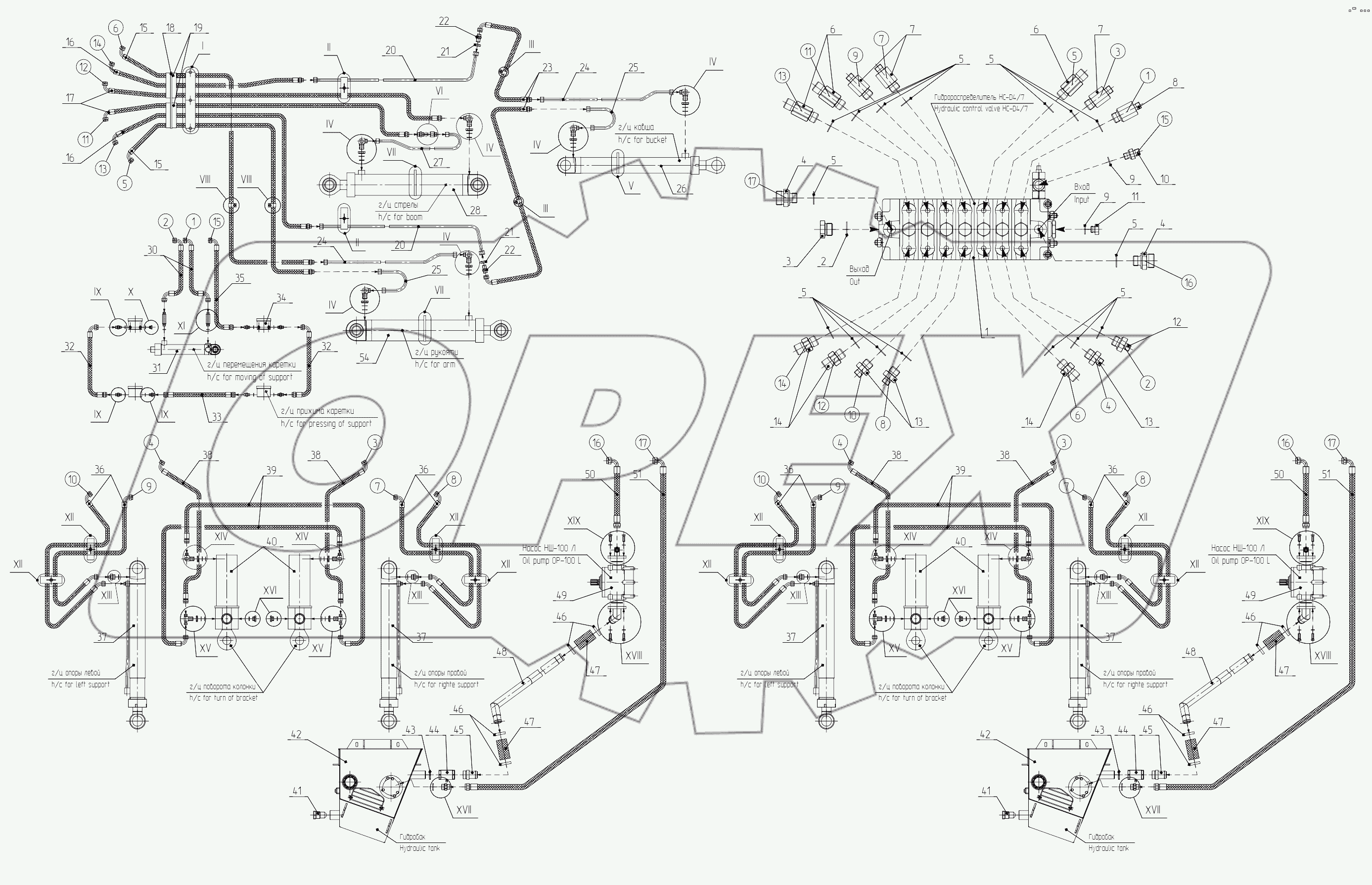 702ЕМ.02.12.000 Гидросистема