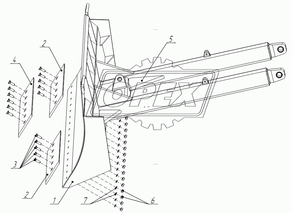 702ЕВ.01.01.000 Отвал